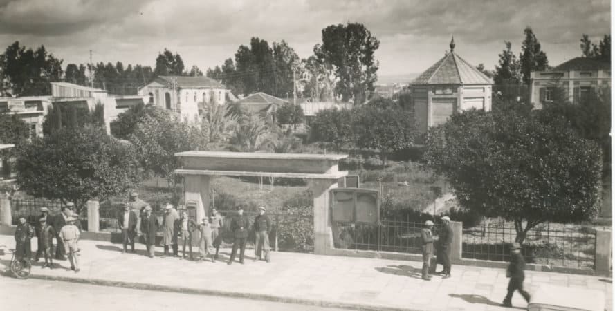 גן המייסדים בשנת 1938